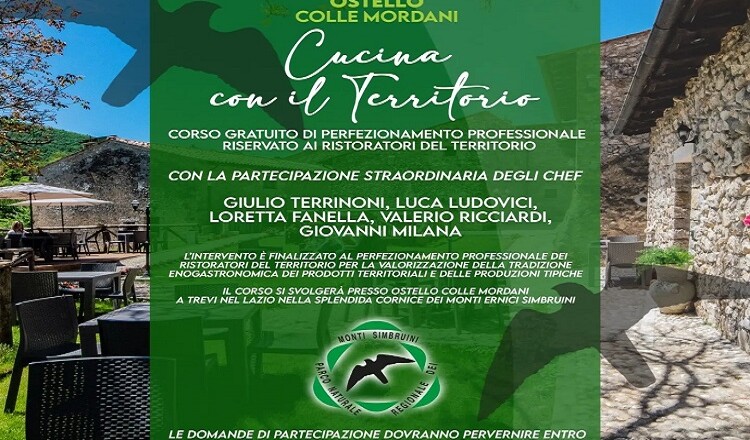 corso di gastronomia nel parco dei M S