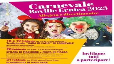 LOCANDINA CARNEVALE BOVILLE 2023