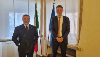 Presidente Zaffini e Giuliano