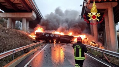 incidente mortale tir a1