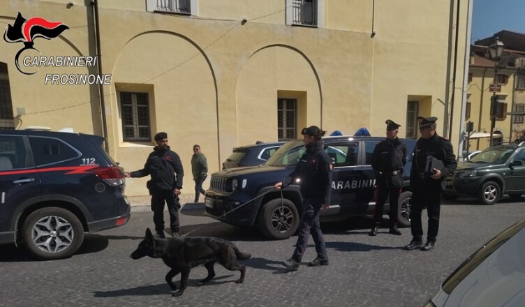 CARABINIERI CONTROLLI ANTIDROGA SORA