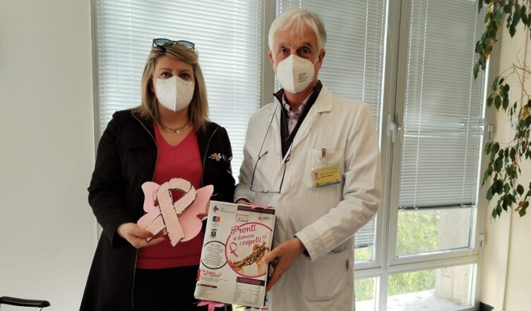 Consegnata una nuova parrucca organica all'ospedale di Sora