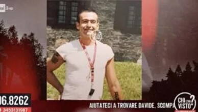 Davide scomparso da due giorni