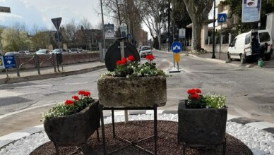 Frosinone, nuova veste per la rotatoria tra via de Matthaeis e via Cicerone