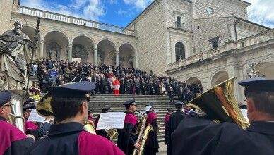 La Banda della Polizia di Stato in concerto a Montecassino