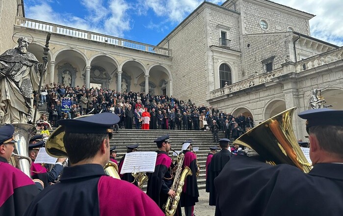 La Banda della Polizia di Stato in concerto a Montecassino
