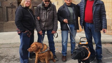 Lions della Provincia di Frosinone con la Scuola Nazionale Cani Guida di Scandicci