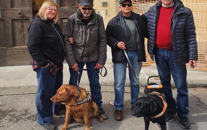 Lions della Provincia di Frosinone con la Scuola Nazionale Cani Guida di Scandicci