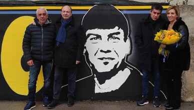 inaugurazione murale Massimo Massimi