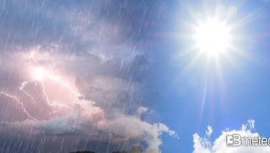 meteo piogge e sole