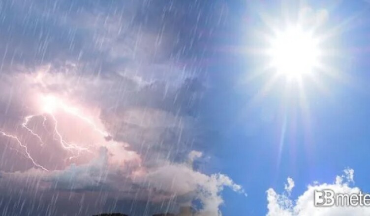 meteo piogge e sole
