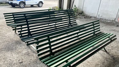 panchine rubate cisterna