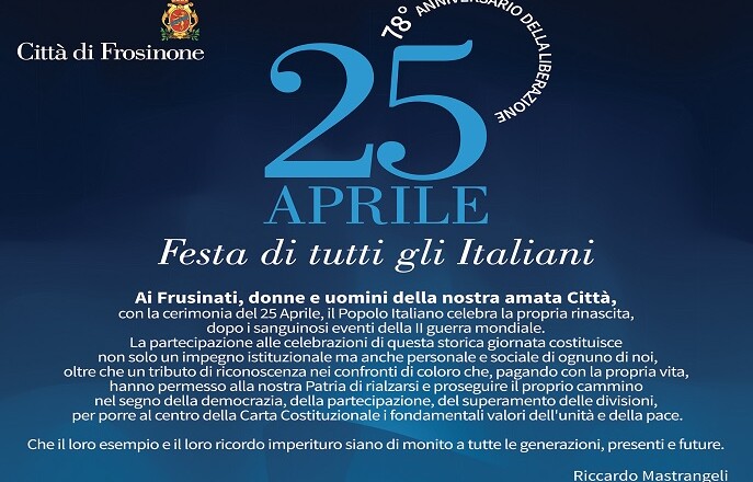 25 APRILE FROSINONE