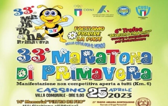 33 maratona di primavera cassino