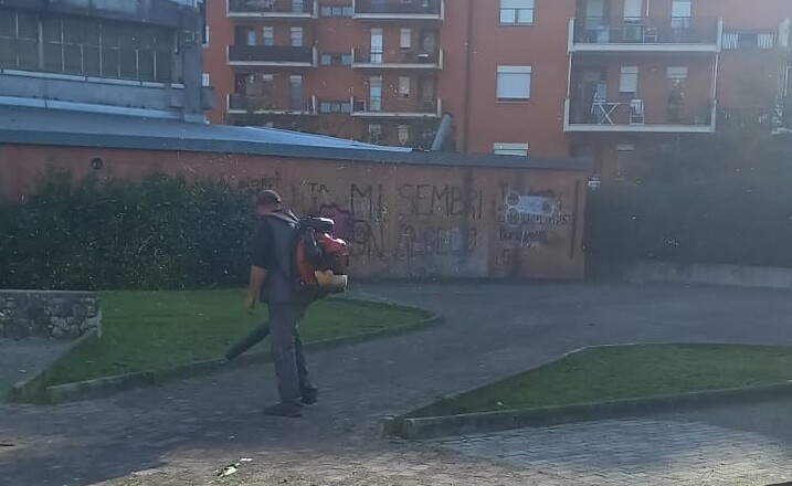 Frosinone, proseguono gli interventi di pulizia e igiene sulle aree verdi