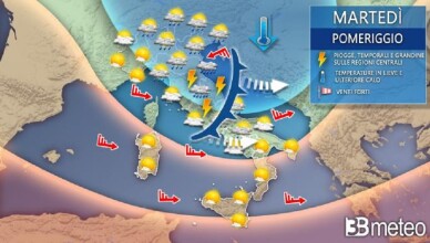 METEO MARTEDI 25 APRILE