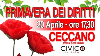 PRIMAVERA DEI DIRITTI CECCANO