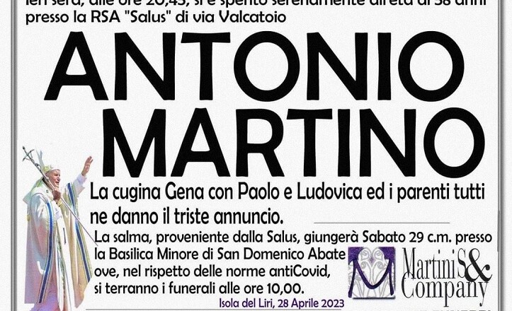 aNTONIO mARTINO
