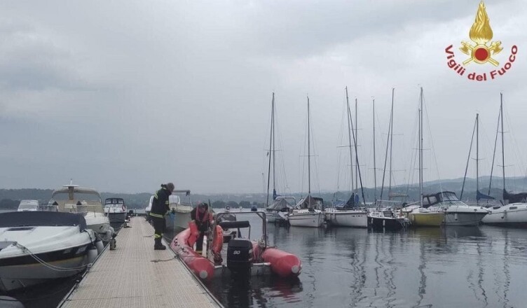Barca si ribalta sul Lago Maggiore morto claudio alonzi