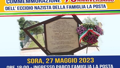COMMMEMORAZIONE 79ESIMO ECCIDIO LA POSTA SORA