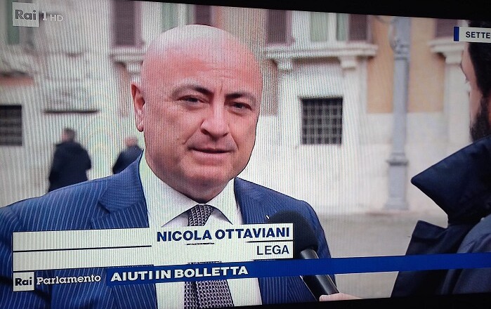 L'onorevole Ottaviani ospite di Settegiorni