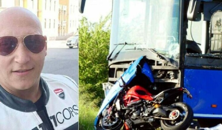 Luca muore contro un pullman dopo il raduno delle Ducati
