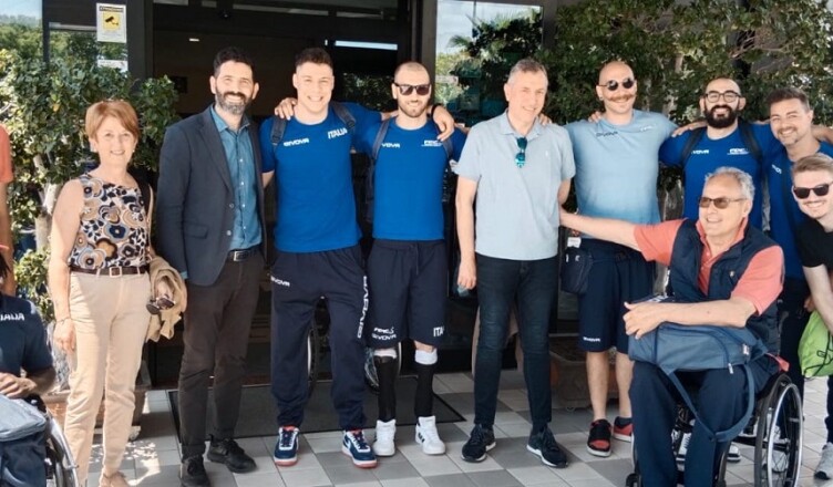 Nazionale italiana di pallacanestro in carrozzina a Cassino