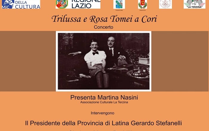 TRILUSSA E ROSA TOMEI A CORI