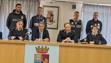 foto conferenza stampa OMICIDIO CASSINO