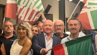 Adriano Piacentini,Daniele Natalia,Rossella Chiusaroli, subcommissari provinciali di Forza Italia.