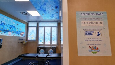 Opera I Colori del Mare all'Ospedale Gaslini di Genova