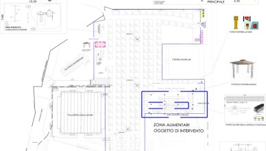 Progetto riqualificazione area mercato