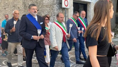 QUADRINI FIACCOLATA SANTOPADRE