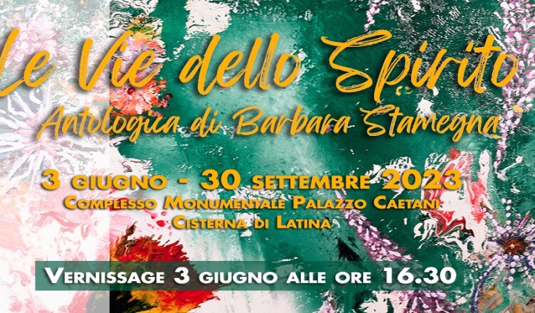 Vie dello spirito - locandina - mostra Stamegna