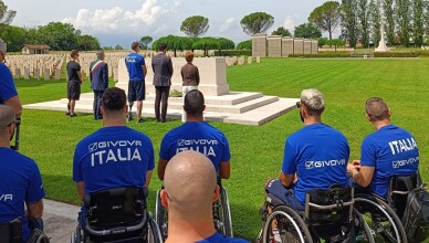 visita al Cimitero di guerra del Commonwealth di Cassino