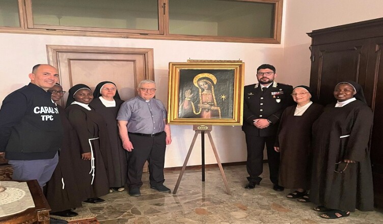 Foto ferentino restituzione quadro