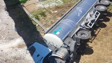 MEZZO PESANTE GIù VIADOTTO CASSINO
