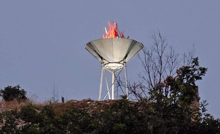 SI RIACCENDE IL BRACIERE SUL MONTE ASPRANO DEDICATO A SAN TOMMASO D’AQUINO