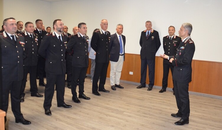 Visita del Generale di Corpo d’Armata Antonio de VITA al Comando Provinciale Carabinieri di Frosinone