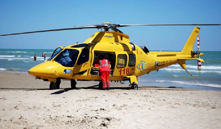 eliambulanza spiaggia