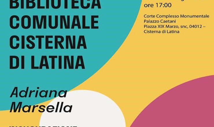 locandina Inaugurazione Biblioteca
