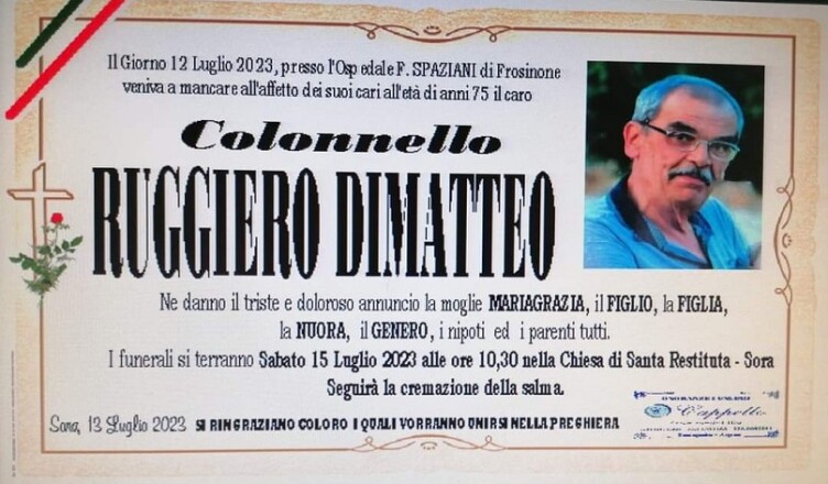 manifesto ruggiero dimatteo