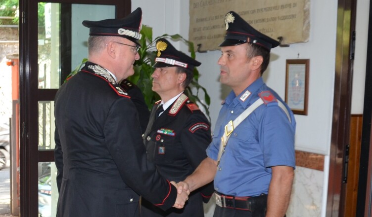 IL COMANDANTE DELLA LEGIONE CARABINIERI “LAZIO” IN VISITA AL COMANDO PROVINCIALE DI FROSINONE