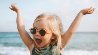 Occhiali da sole e bambini