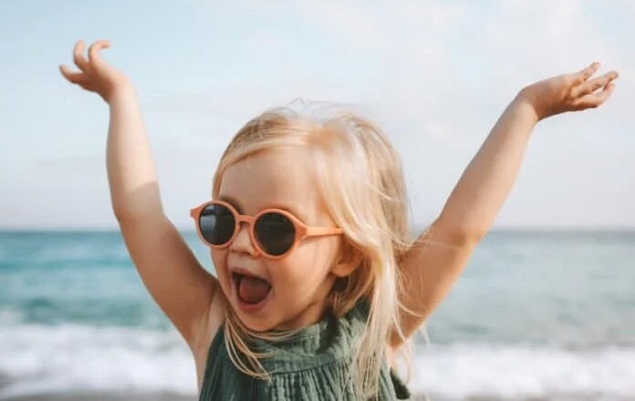Occhiali da sole e bambini