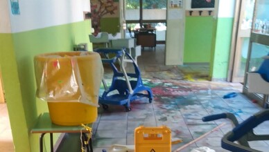Vandali Scuola Cambellotti 2