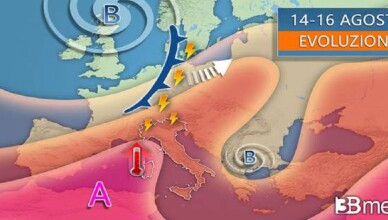 meteo 14 16 agosto