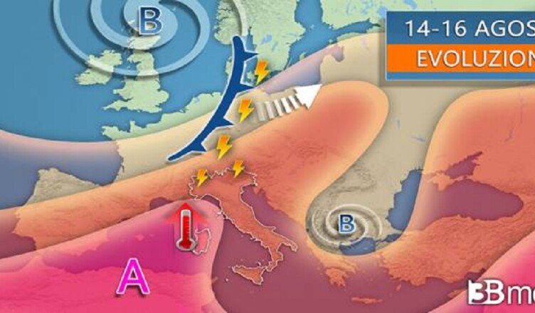 meteo 14 16 agosto