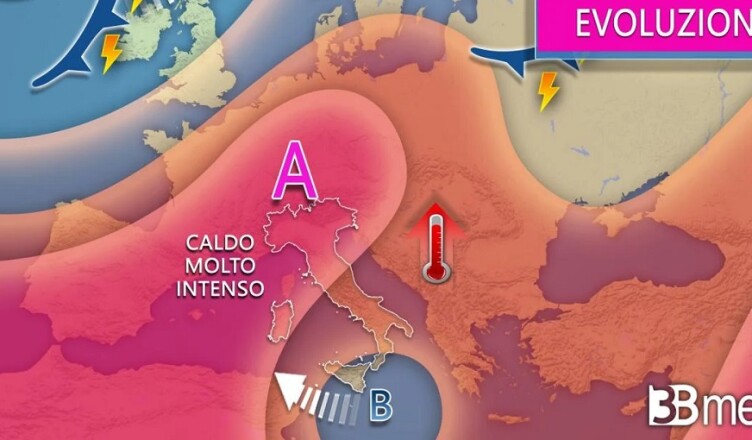 meteo intenso caldo