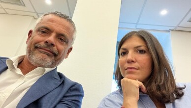 segretario generale Armando Valiani UGL Lazio e Carla Ciocci rappresentante Ugl Agroalimentare settore Pesca